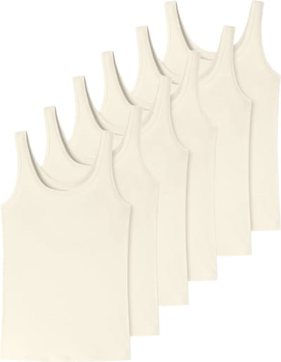 uncover by Schiesser Dames onderhemd 6 pack Basic