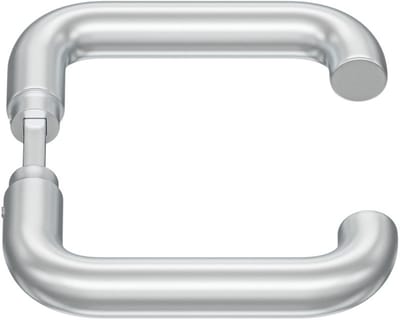 AXA Deurkruk 6141 140mm - U-MODEL - F1 Zilverkleurig - 1 Paar