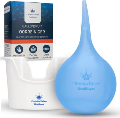 Christian Deluxe® Ballonspuit Oorreiniger Set - Oorsmeer Verwijderaar - Oorspuit - Oren Uitspuiten – Babyproof