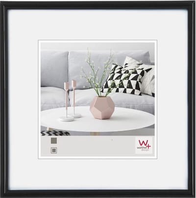 walther+ design KB440H Wissellijst Papierformaat: 40 x 40 cm (b x h) 40 cm x 40 cm Zwart