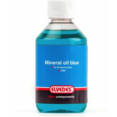 Elvedes Universele minerale olie - 1000 ml - Blauw - Voor alle remsystemen