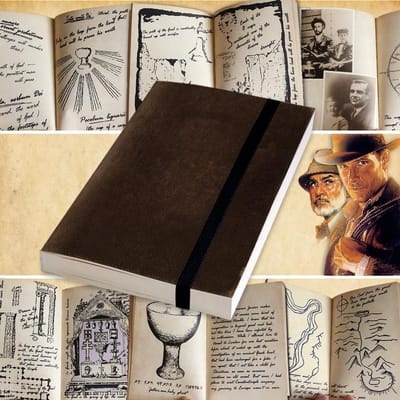 Verzameldagboek Replica - Film Prop Boek - Fan Collectie - 212 Unieke Pagina's - 21x15x1 cm - Bruin