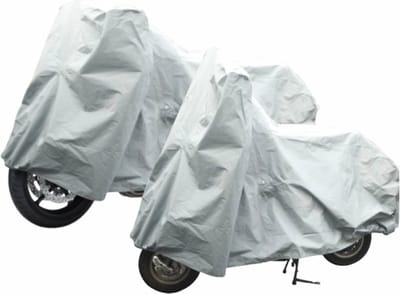 Benson Stevige motor- en scooterhoes - waterafstotend - 246 x 104 x 127 cm - zilvergrijs - inclusief opbergtas
