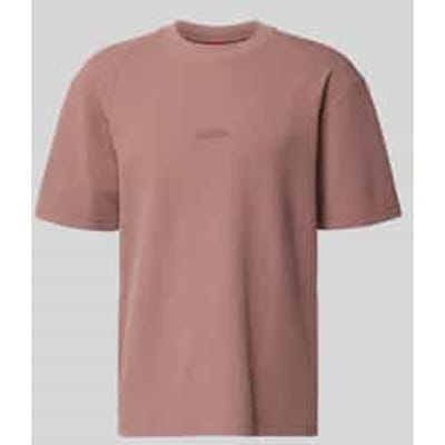 Regular fit T-shirt van puur katoen Model 'DAFFL'