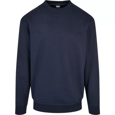Urban Classics - Basic Crewneck sweater/trui - S - Blauw