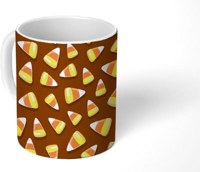 Mok - Koffiemok - Eten - Patroon - Snoep - Mokken - 350 ML - Beker - Koffiemokken - Theemok
