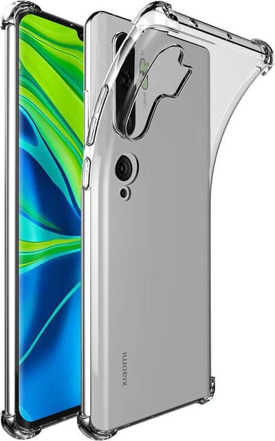 ebestStar - Hoes geschikt voor Xiaomi Mi Note 10, Mi Note 10 Pro, Silicone Slim Cover Case, Versterkte Hoeken en Randen hoesje, Transparant