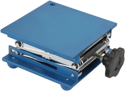 Tafel Schaar lift - Werkbank Krik - Precisie Hefwerk - Aluminiumoxide Constructie - 150x150x250 mm
