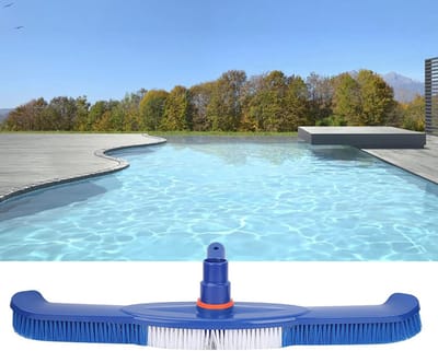 Zwembad Zuigborstel - 2-in-1 Reinigingsborstel voor Zwembaden, Spa's en Vijvers - 50,5 cm