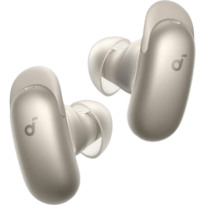 soundcore Liberty 5 Pro Max by Anker - Anker Thus Al Chip - AI Note-Taker - Kristalheldere Gesprekken - Noise Cancelling Oordopjes - 1.78" AMOLED Display - ANC Met 6-5 U/28 U Speeltijd - AI Vergadertranscriptie - Goud