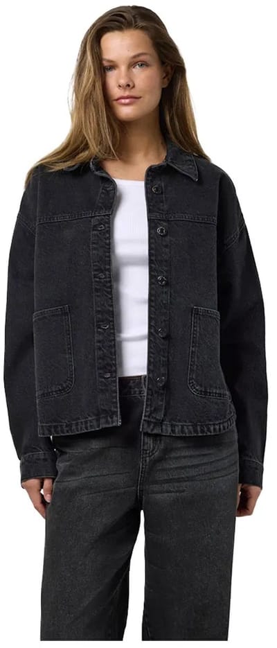 Noisy May NMKETTIE L/S REG DNM JCKET VI559BL NOOS Dames Spijkerjas - zwart - M