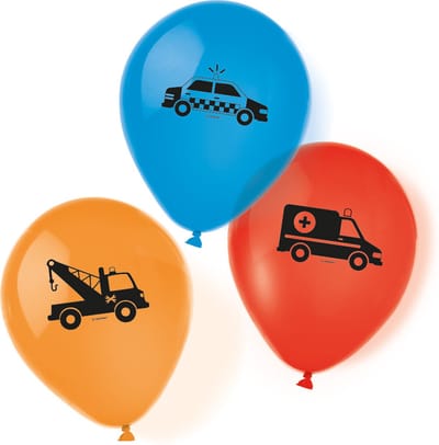 Amscan - On The Road 6 Ballonnen (28 cm)