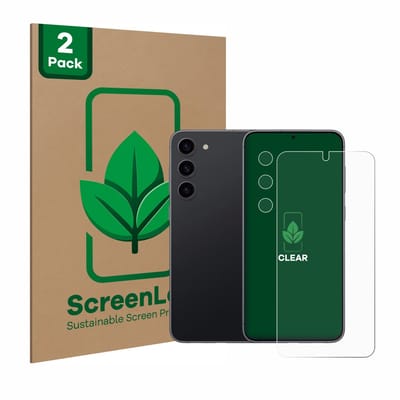 2 Stuks Screenprotector voor Samsung Galaxy S23 (Voor+Camera) - Hoogwaardige Beschermfolie transparant