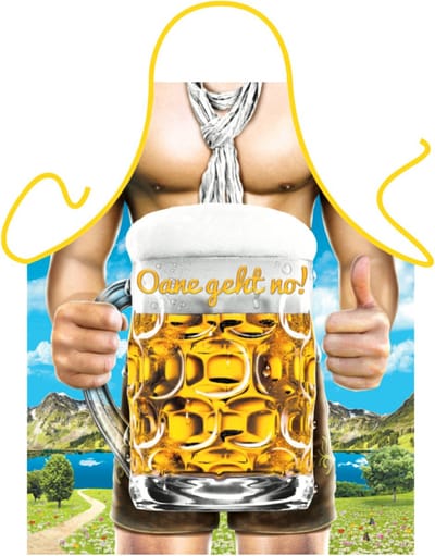Nog 1tje dan - Sexy Grappig Leuk Tirol Tiroler Schort Keukenschort