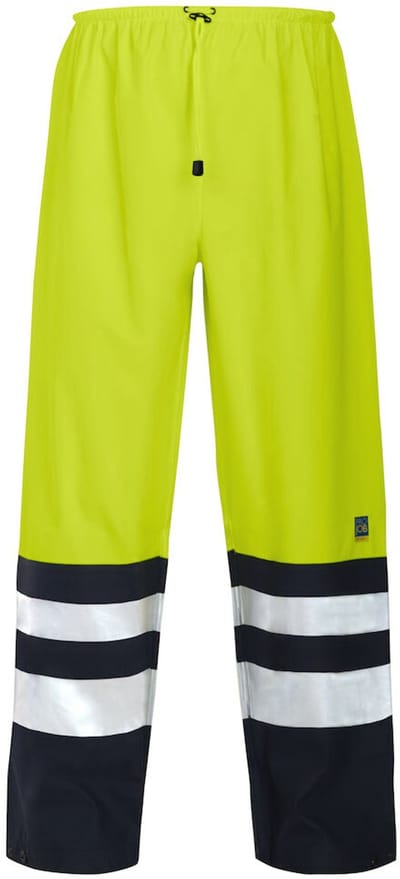 ProJob 6504 SIGNALISATIEREGENBROEK EN ISO 20471 KLASSE 2 646504 - Geel/Zwart - 4XL