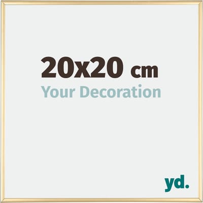 Your Decoration - Fotolijst 20x20 cm - Aluminium - Goud - Kent
