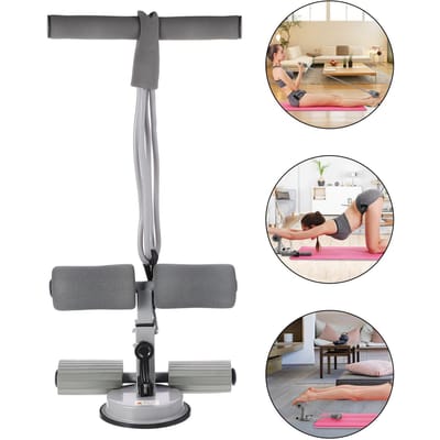 Hulpbuikfitnessapparaat Buikspiertrainer Vloer Opdrukstang Sit-up Hulp Zuignap