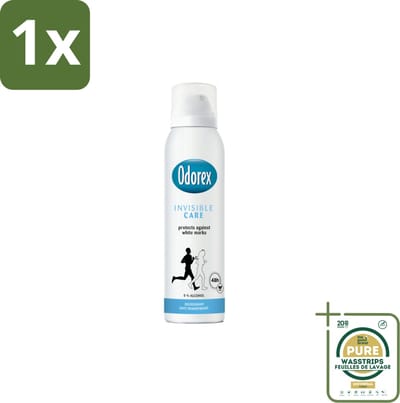 1 x Odorex Deodorant Spray Invisible Care 150 ml- Onzichtbare Bescherming - Zweetvermindering - Geurvermindering - Huidvriendelijk - Frisheid