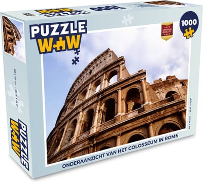 Puzzel Onderaanzicht van het Colosseum in Rome - Legpuzzel - Puzzel 1000 stukjes volwassenen
