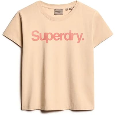 T-shirt voor dames Superdry Core Logo City