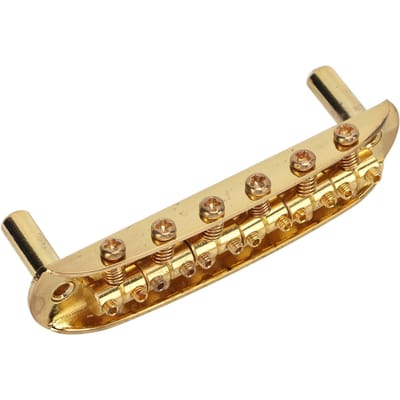 Elektrische Gitaarbrug 6-snarig Staartstuk Metalen Instrument Accessoire voor JazzmasterGoud goud