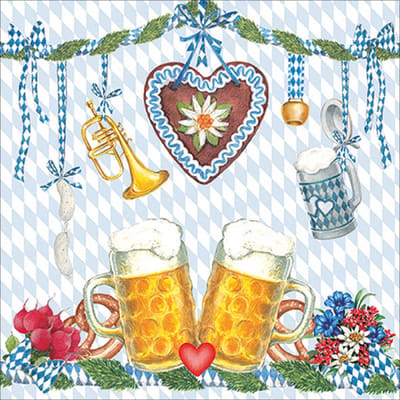 Servetten/ Napkin 33 Beer festival FSC Mix