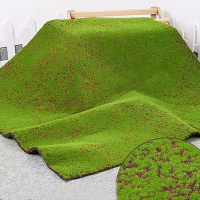 Kunstmos Grasmat - Mos Tapijt - Decoratief Gebruik - Levensecht Uiterlijk - 100 x 100 cm - Groen