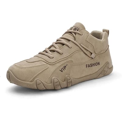 Baskets Antidérapantes Kaki Travail Chaussure Homme Bottines Mocassins Lacets Cheville Pour Homme Printemps Homme Décontracté 44 beige