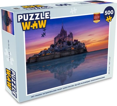 Puzzel Kasteel - Horizon - Frankrijk - Legpuzzel - Puzzel 500 stukjes