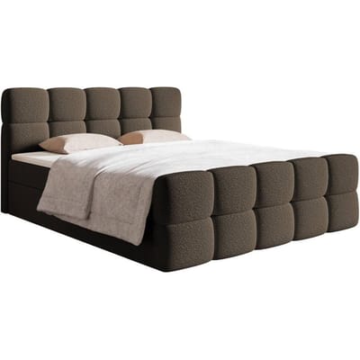 Chloe boxspring bouclé met opbergruimte 180 x 200cm | NADUVI Collection