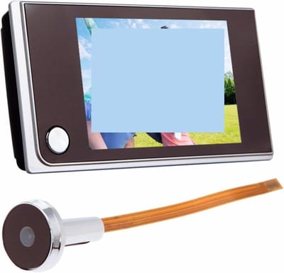 Deur Camera - Kijkgaatje Camera - Veiligheid Thuis - 120 Graden Groothoek - 3.5 Inch LCD - Zilver