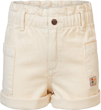 Noppies Girls Short Erda loose fit Meisjes Broek - Whisper White - Maat 92