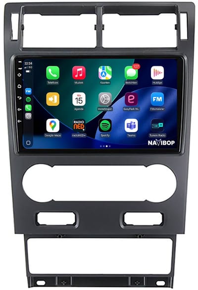 Geschikt voor Ford Mondeo (2007 t/m 2010) | 4+64GB 8-CORE | 9 inch Android 15.0 CarPlay autoradio | Draadloos CarPlay & Android Auto | Externe microfoon | Bluetooth & WiFi | NAVIBOP NB-4858 | Bouwjaar 2007 t/m 2010