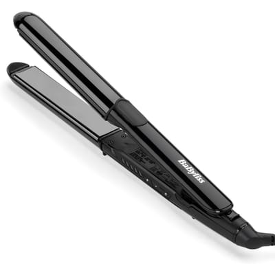 BaByliss Straight & Curl Stijltang ST486E - 28mm True Titanium platen - Extra lange platen - Ionische krultang - Advanced Ceramics Verwarmingssysteem met 5 temps 150°C - 230°C