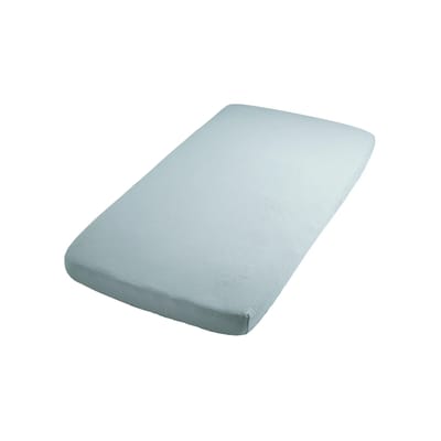 Baby's Only Baby hoeslaken wieg Fresh ECO - Baby matrasbeschermer - Misty Blue - 40x80 cm - 100% ecologisch katoen