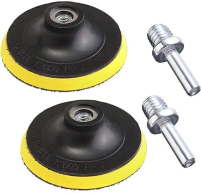 Schuurpad, schuurschijf geschikt voor klittenband, schuurbakje, klittenbandsluiting, polijstschijf, geschikt voor haakse slijpers - 125 mm, M14
