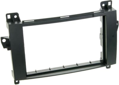 2-DIN Paneel Mercedes Benz A / B Klasse / Viano / Vito Kleur: Zwart