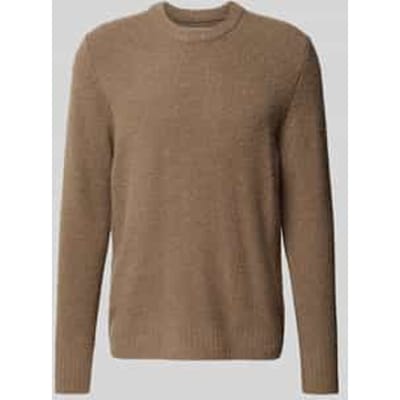 Gebreide pullover met ronde hals, model 'Andy'