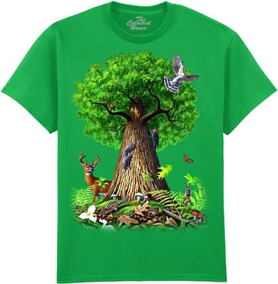 Levensboom Tree Of Life Animals The Coloured House T-shirt M