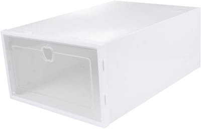 JHUBERS- Schoenopbergdozen 6 Stuks - Transparant Design - Schoenenorganizer - Hoge Hakken/Sneakers - Sportschoenen/Laarzen - Gemaakt van Polypropyleen - Schoenenopslag