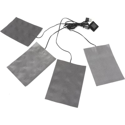 Elektrisch Kleding Verwarmingskussen 4 in 1 Verwarmingstabletten Grafeen 3 Instelbare Temperatuur USB-Gevoed gray