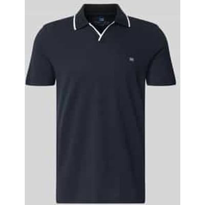 modern fit poloshirt met logo-stitching
