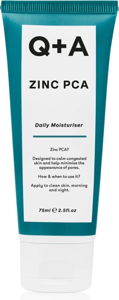 Q+A Zinc PCA Daily Moisturiser - 2 x 75 ml - Voordeelverpakking