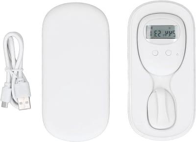 Plaswekker Draadloos - Bedplassen Alarm - Ouderenzorg - Twee Herinneringsmodi - 50 Gram - Wit