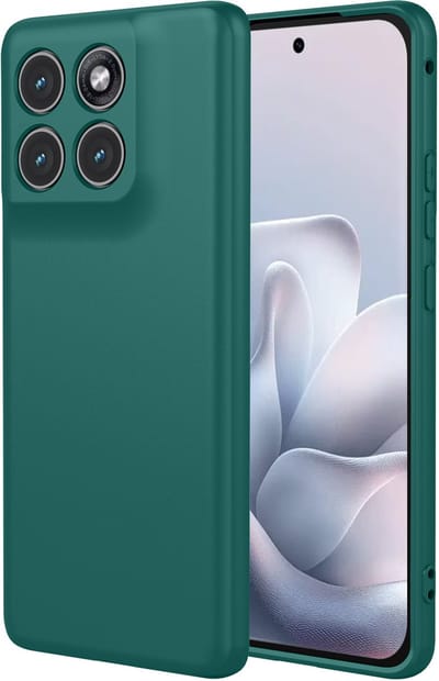 MobyDefend Hoesje - Geschikt voor Motorola Edge 70 Fusion - Matte Siliconen Backcover - Groen