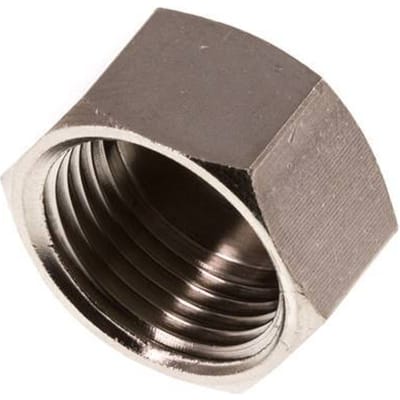 G 3/8'' Vernikkeld Messing Afsluitkap 16 Bar [5 Stuks]