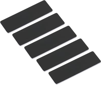Naamlabels Kit - Badge Blanks - Identificatie Tonen - Gegraveerde Naam - 5 Stuks - Zwart