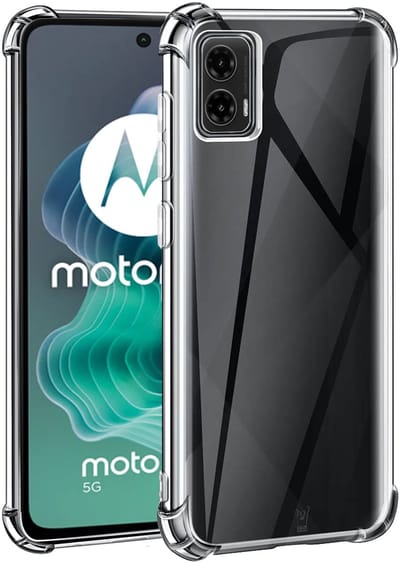 Hoesje geschikt voor Motorola Moto G35 - Shockproof Transparant Back Cover Case