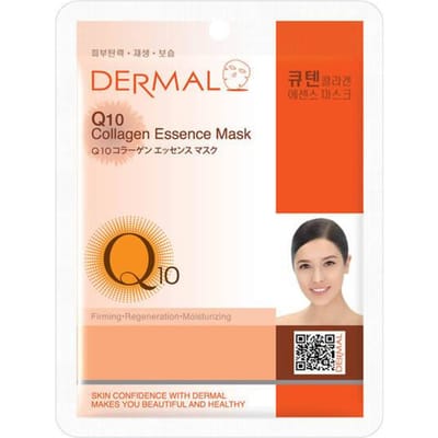 Masque Essentiel au Collagène Dermal Maska Do Twarzy W Płacie Coenzyme Q10