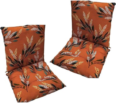 Tuinstoelkussens Set - Buiten Kussens - Comfort Verhogend - Afneembaar Rugkussen - 40 x 40 cm - Oudroze